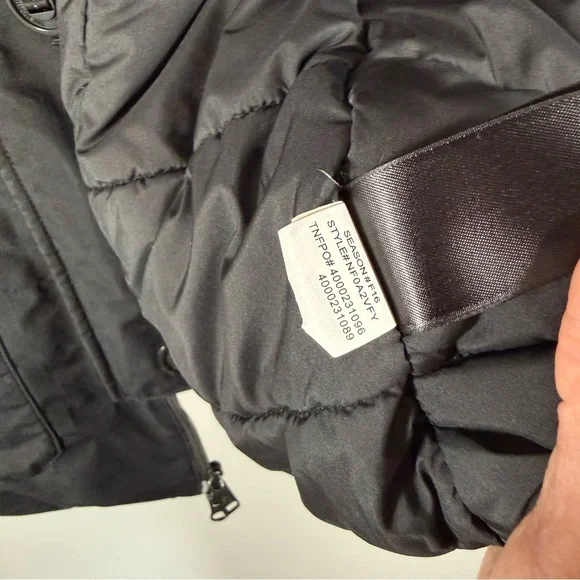 The North Face Mauna Kea Goose Down Jacket Women’s Size Small Black Hooded Parka - Picture 11 of 16